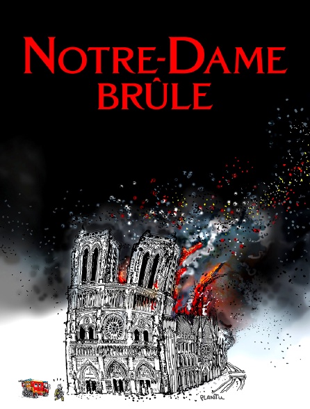 Notre-Dame brûle