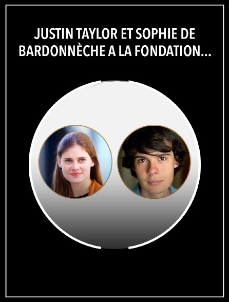 Justin Taylor et Sophie de Bardonnèche à la Fondation Singer Polignac