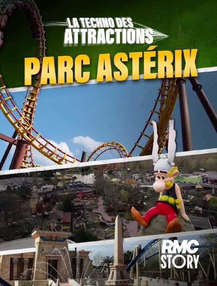 RMC Story - Parc Astérix : La techno des manèges à sensations en replay