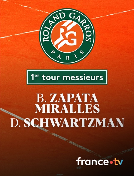 France.tv - Tennis - 1er tour Roland-Garros : le résumé de Bernabe Zapata Miralles / Diego Schwartzman