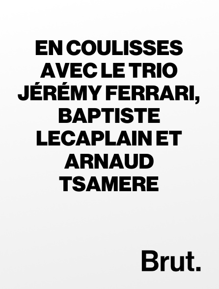 Brut - En coulisses avec le trio Jérémy Ferrari, Baptiste Lecaplain et Arnaud Tsamere