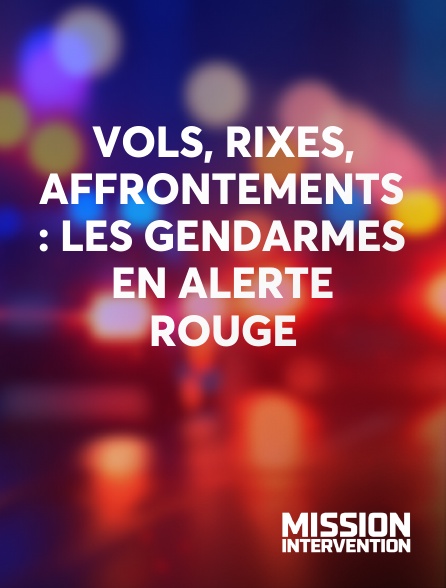 Mission Intervention - Vols, rixes, affrontements : les gendarmes en alerte rouge