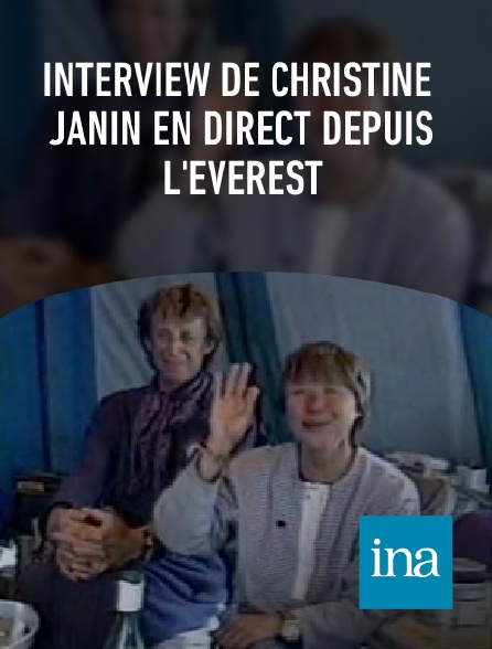 INA - Interview de Christine Janin en direct depuis l'Everest