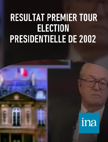 INA - Résultat premier tour élection présidentielle de 2002