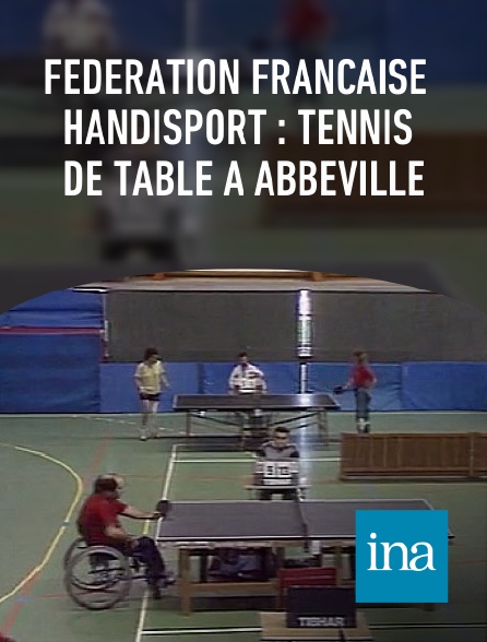 INA - Fédération française Handisport : tennis de table à Abbeville