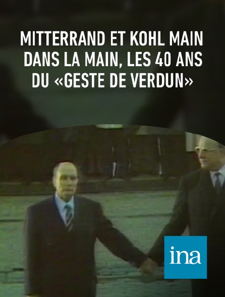 INA - Mitterrand et Kohl main dans la main, les 40 ans du «geste de Verdun»