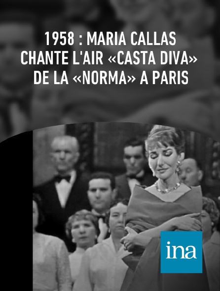 INA - 1958 : Maria Callas chante l'air «Casta Diva» de la «Norma» à Paris